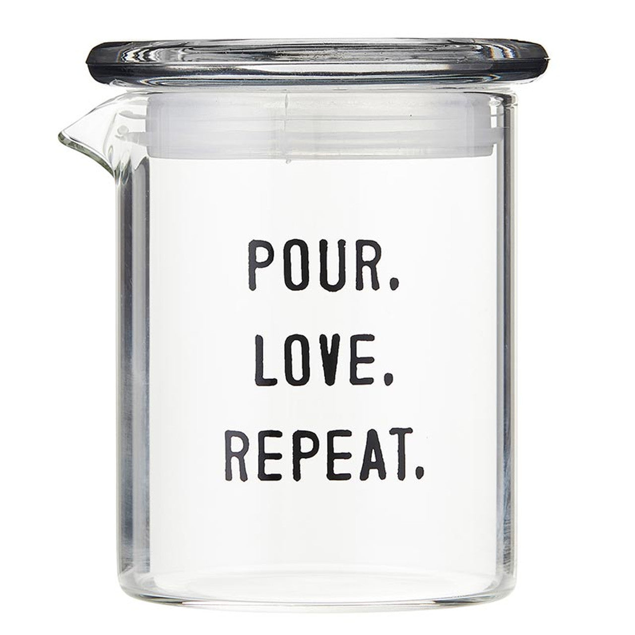 Glass Dispenser - Pour. Love. Repeat.