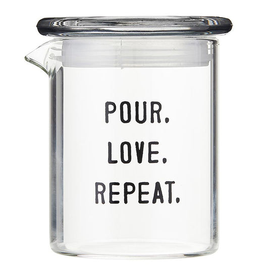 Glass Dispenser - Pour. Love. Repeat.