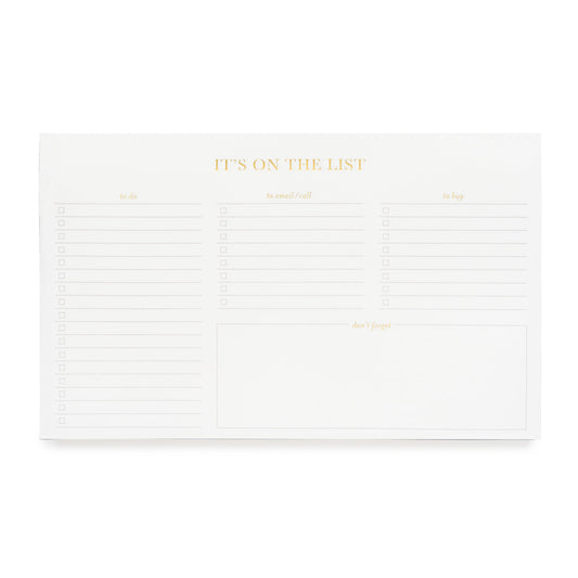 It's On The List Pad Wedding Gifting