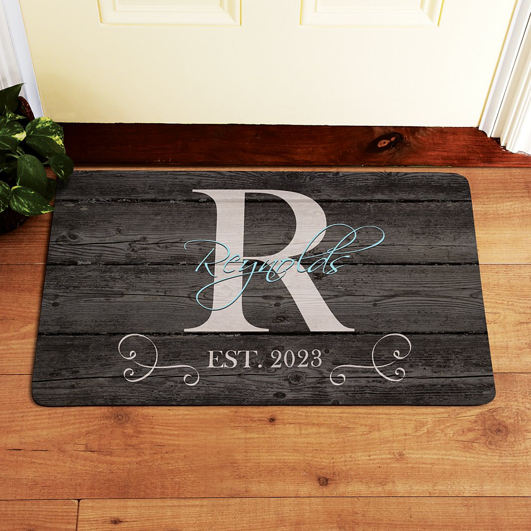 Family Initial & Name Doormat
