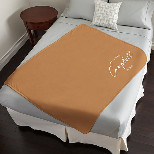 Sophisticated Couple Plush Blanket