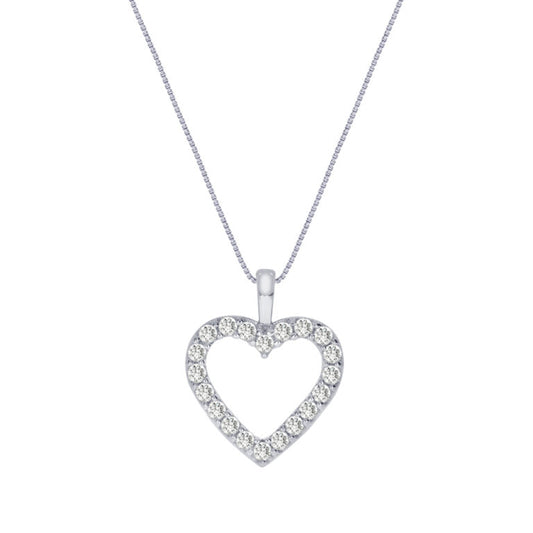 Dazzling Diamond Heart Necklace