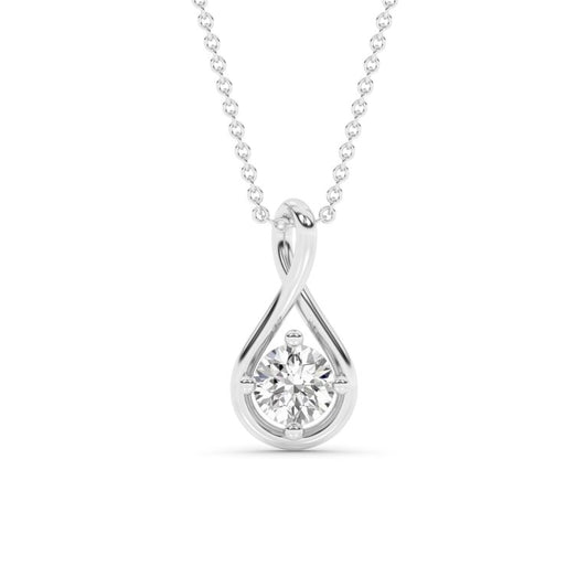 The Embrace Lab Created Diamond Pendant Necklace