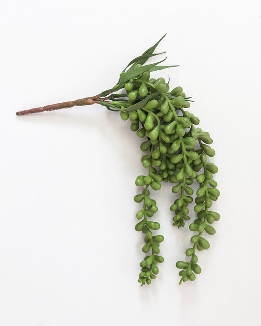Green String of Pearls 13"