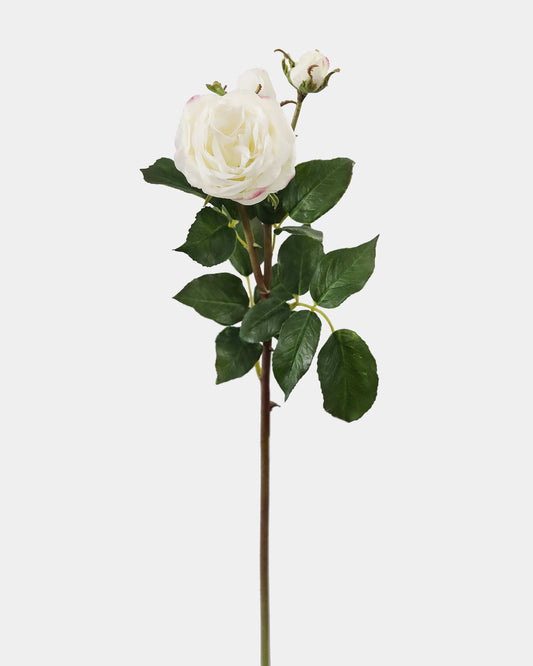Real Touch White Rose 21.5"
