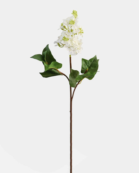 Artificial White Lilac 22.5"