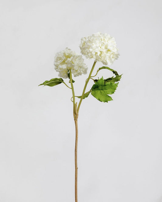 White Faux Snowball 21.5"