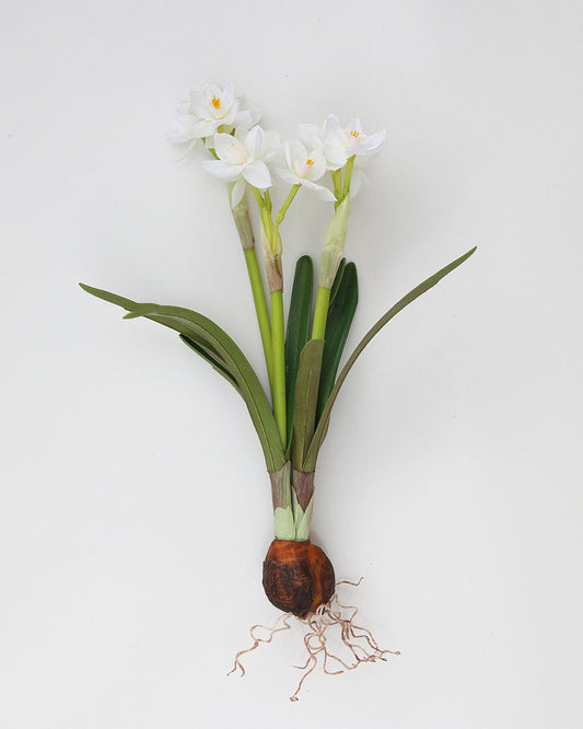 Real Touch White Narcissus 13"
