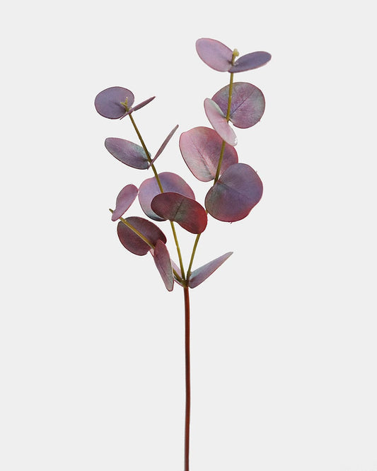 Burgundy Artificial Eucalyptus 18"
