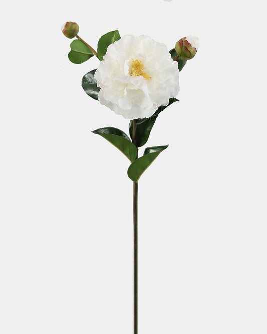 Real Touch White Camellia 28.5"