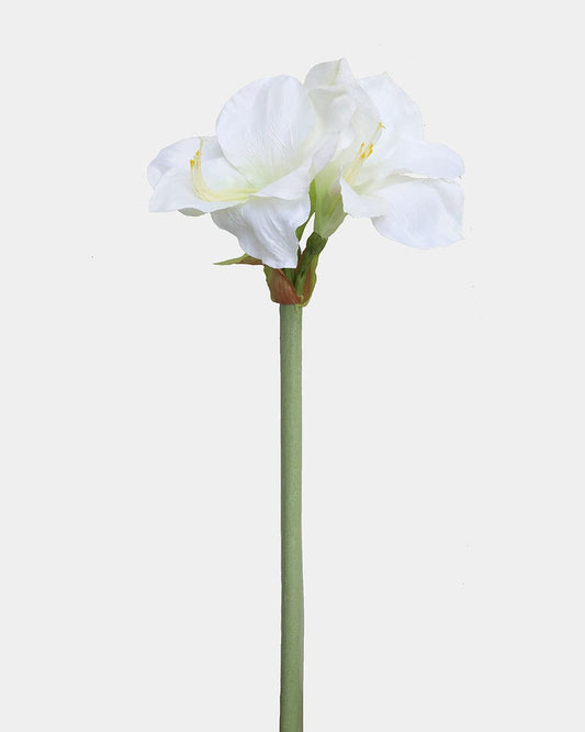 White Artificial Amaryllis 19.5"