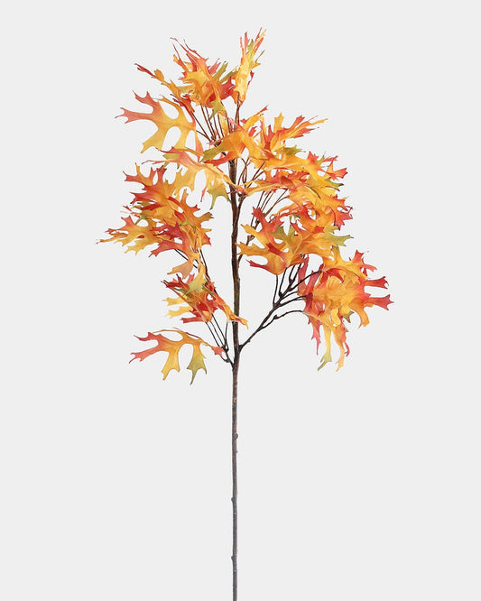 Fall Foliage Faux Oak Leaves 37.5"