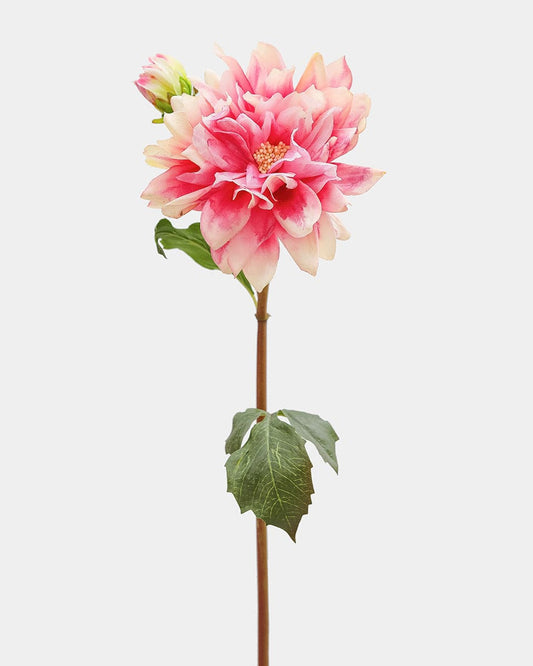 Artificial Coral Dahlia 20.5"