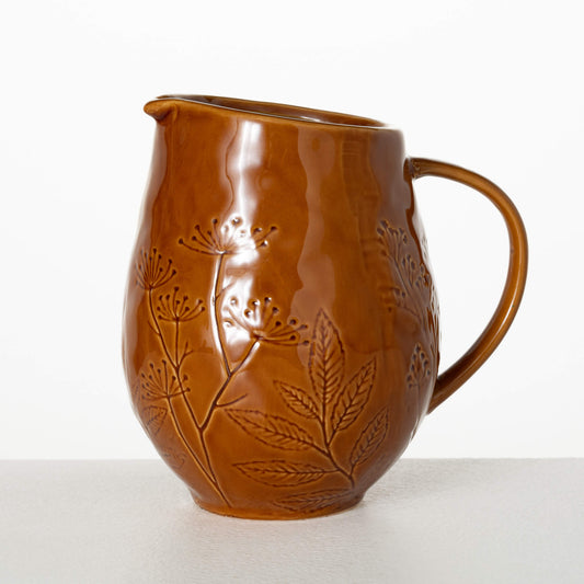 Embossed Foliage Pitcher