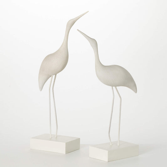 Graceful Standing Cranes Set O