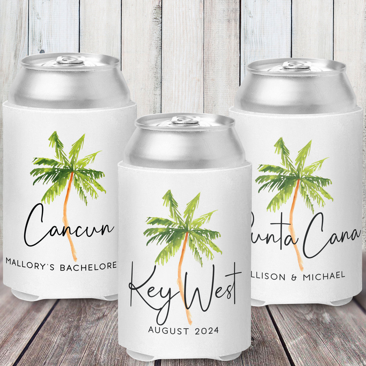 Palm Tree Can Coolers