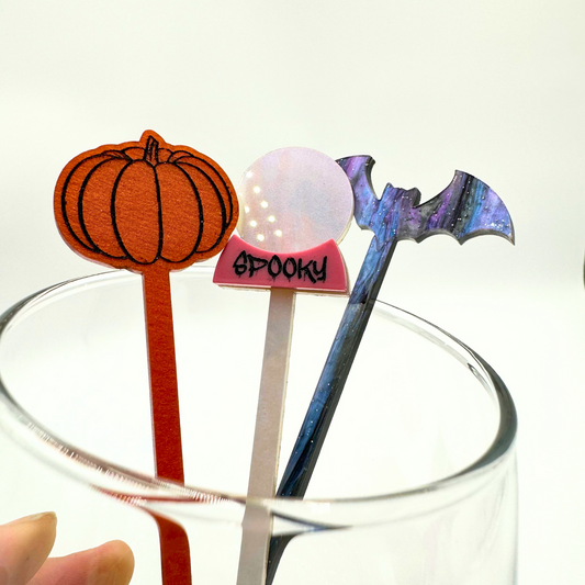 Hallo Drink Stirs- Pearlescent