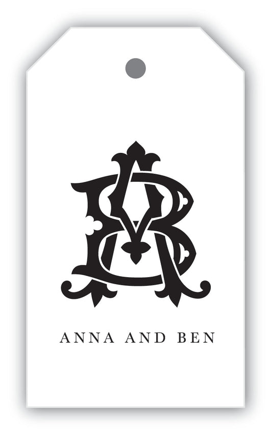 The Chic Monogram Gift Tag