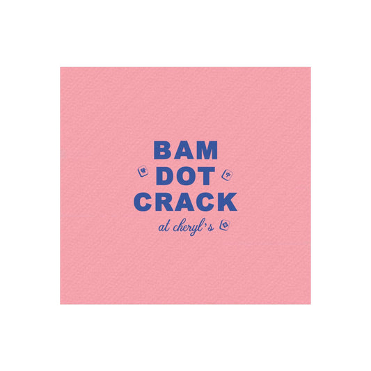 Mahjong Color Block | Beverage Napkins | 3Ply Or Linen