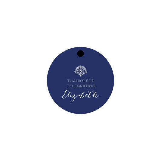Blockprint Blue | Gift Tags