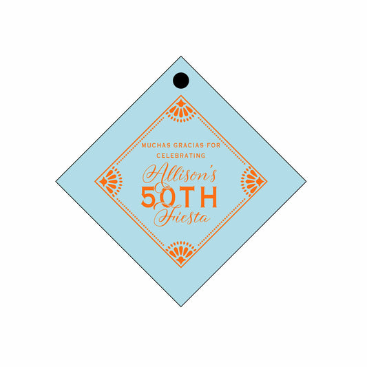 Fiesta Diamond Otomi | Gift Tags