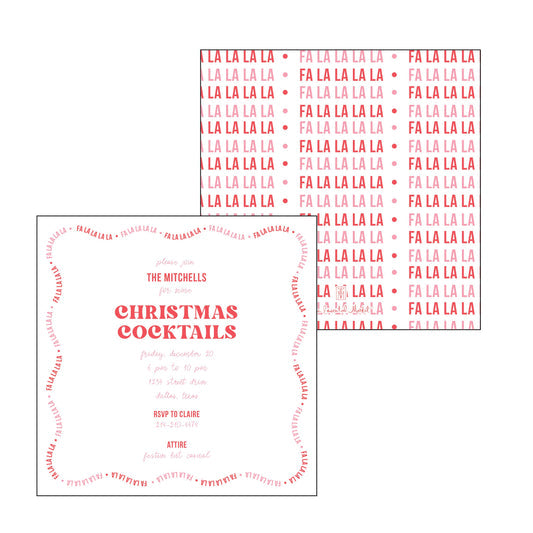 Fa La La La La | Invitation