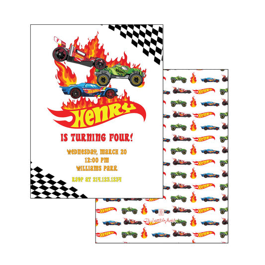 Hot Wheels | Invitation