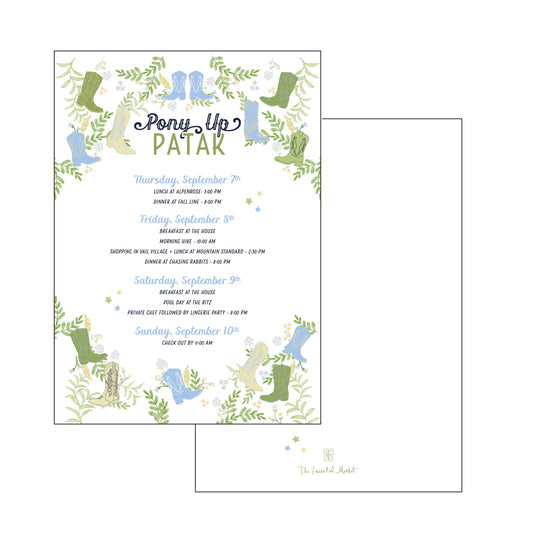 Pony Up | Invitation