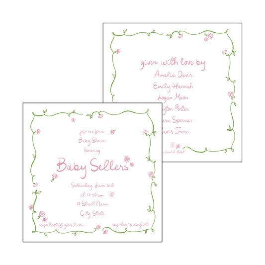 Whimsical Floral | Invitation