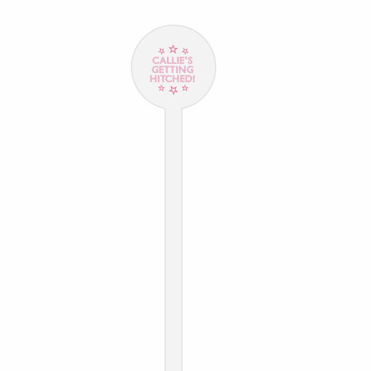 Disco Cowgirl | Stir Stick | Wooden Or Acrylic Round