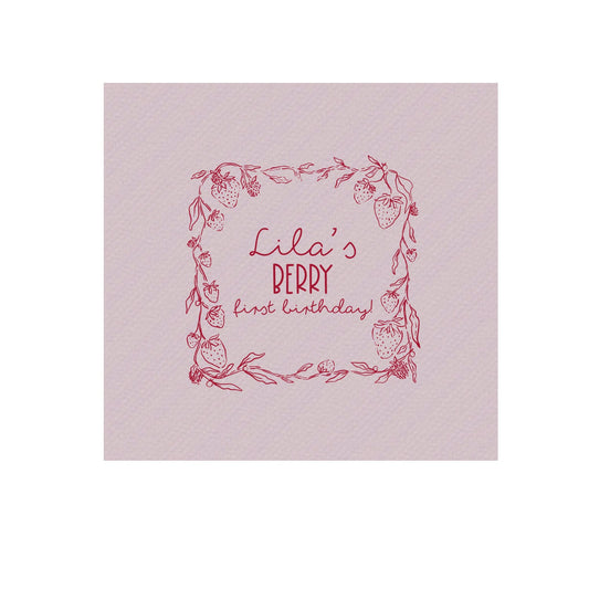 Berry | Napkins | 3Ply Or Linen