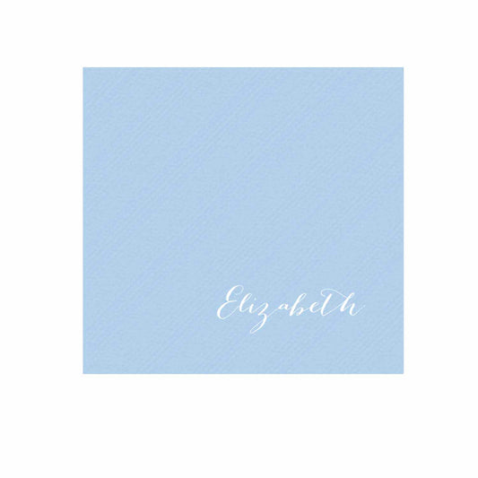 Blockprint Blue | Napkins | 3Ply Or Linen