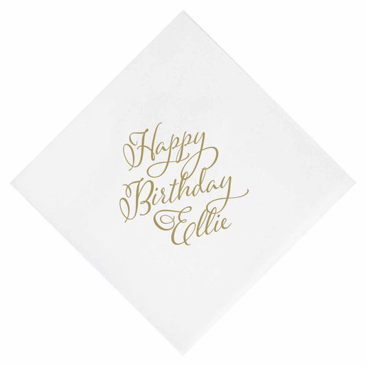Calligraphy | Napkins | 3Ply Or Linen