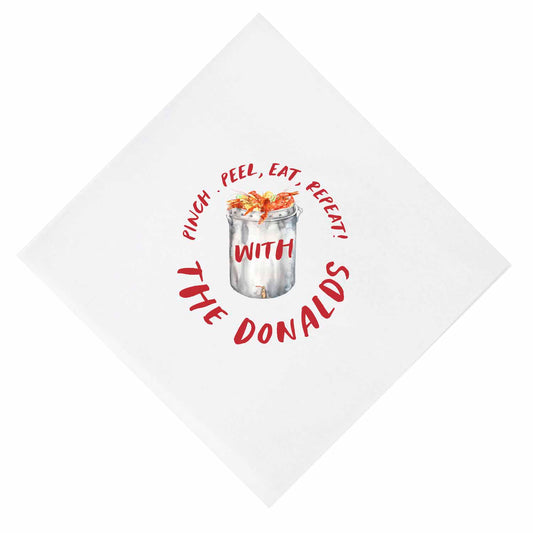 Crawfish Boil | Digital | Napkins | 3Ply Or Linen