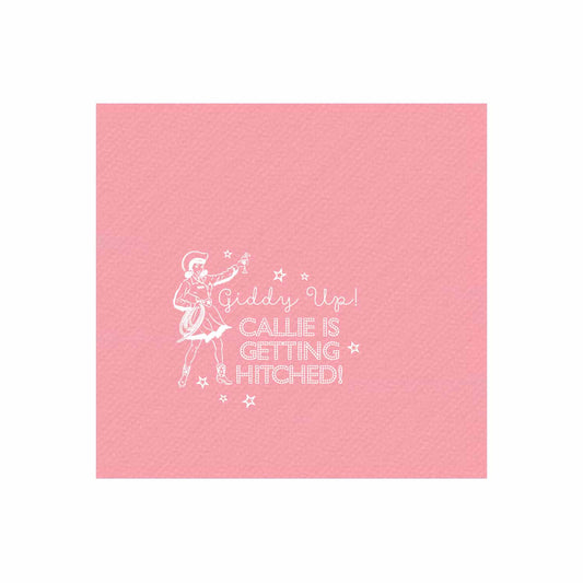 Disco Cowgirl | Napkins| 3Ply Or Linen