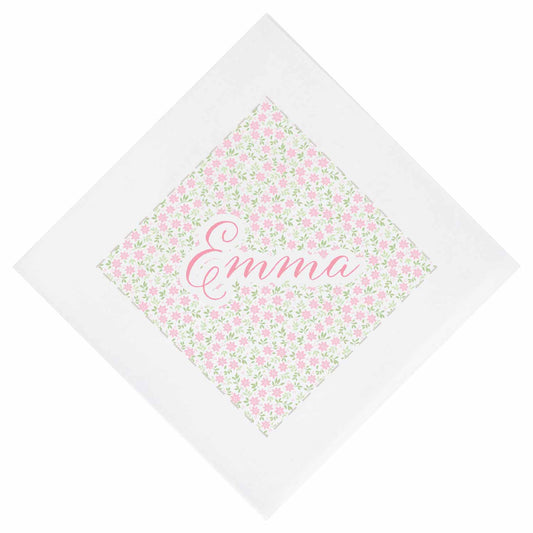 Floral Letters | Napkins | 3Ply Or Linen