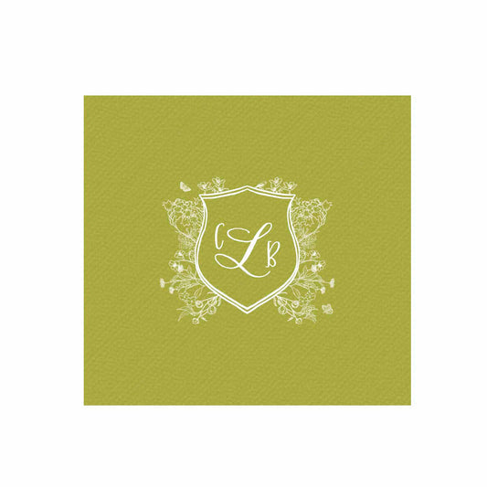 Floral Crest | Napkins | 3Ply Or Linen