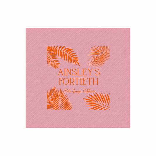 Palm Trees | Napkins | 3Ply Or Linen