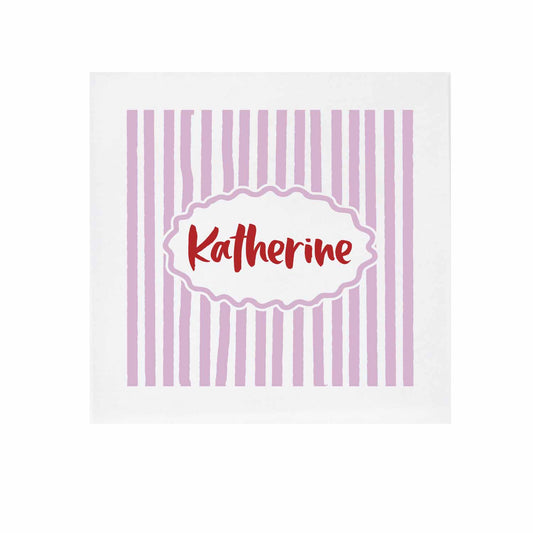 Pink Stripes | Napkins | 3Ply Or Linen