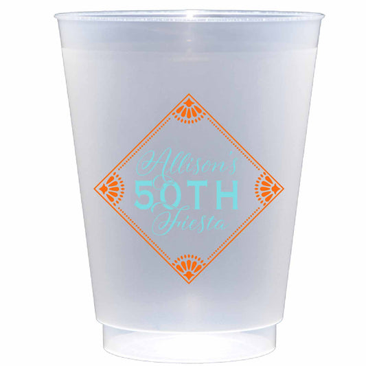 Fiesta Diamond Otomi | Shatterproof Frosted Flex