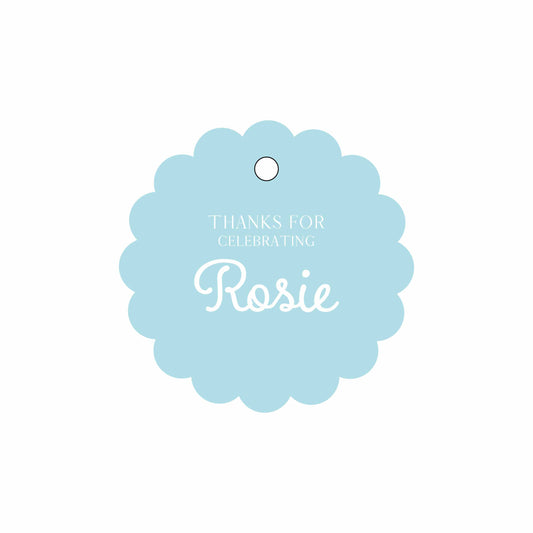 Scallops And Stripes | Gift Tags