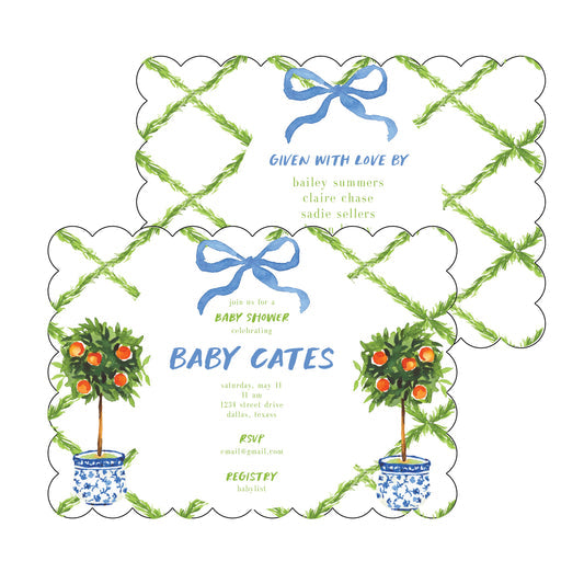 Boxwood Bow | Invitation