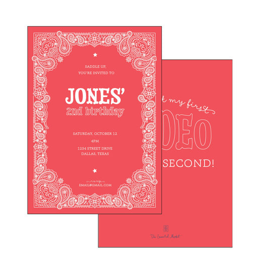 First Rodeo | Invitation