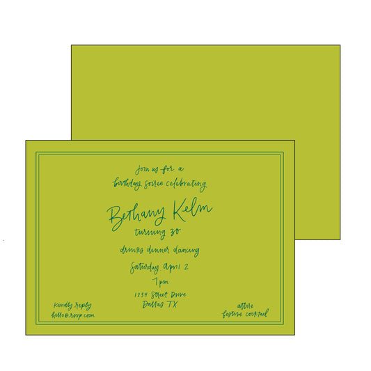 Hand Lettering 02 | Invitation