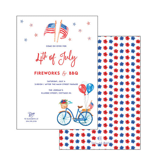 Patriotic Bike | Invitation