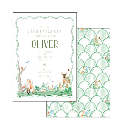 Woodland Creatures | Invitation