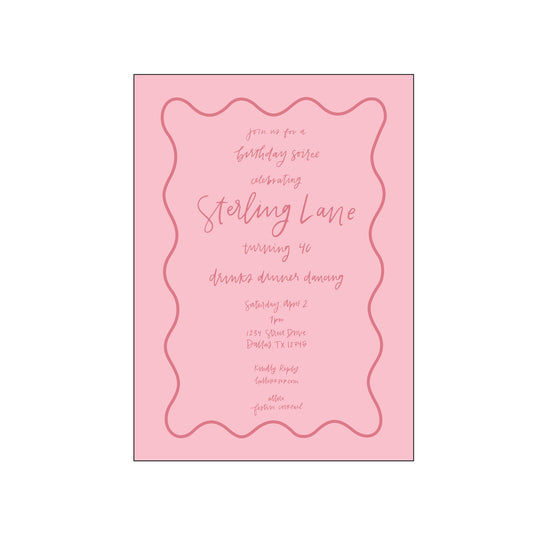 Hand Lettering 04 | Invitation | Specialty Printing