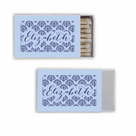 Blockprint Blue | Matchboxes