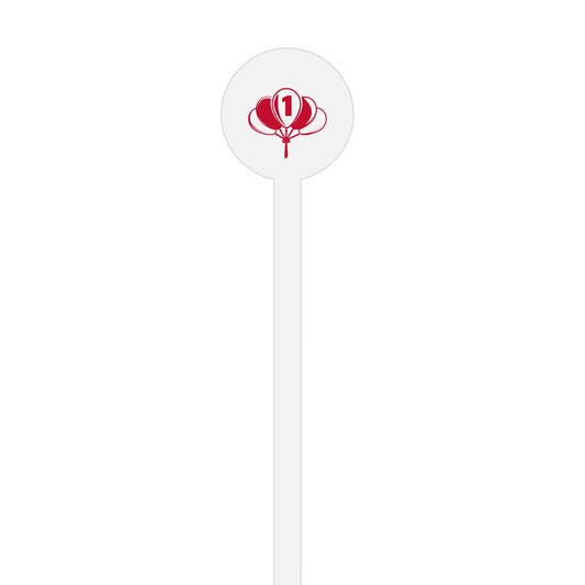 Circus | Stir Stick | Wooden Or Acrylic Round