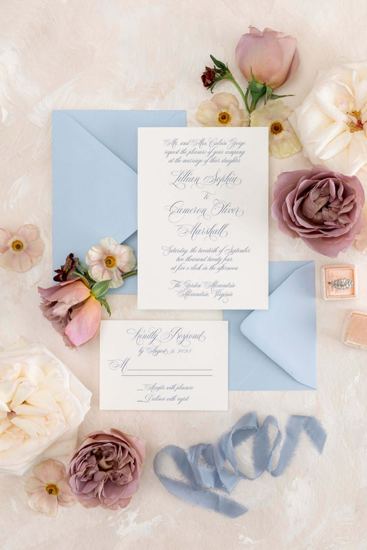 Pretty Wedding Invitations | The Lillian